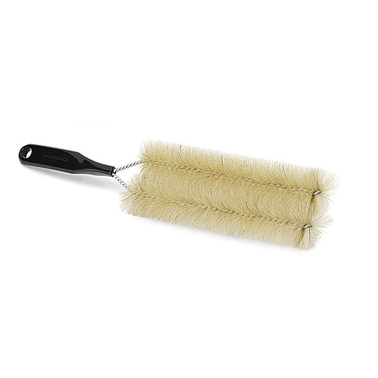 Die Nölle Profi Brush Heizkörperbürste U-Form (37 cm) von Nölle Profi Brush Bürsten- & Pinseltechnik e.K. mit reinen Borsten und schwarzem Kunststoffgriff ist ideal für die Reinigung von schmalen oder zylindrischen Behältern; zwei Köpfe auf gedrehtem Metalldraht sorgen für Effizienz.