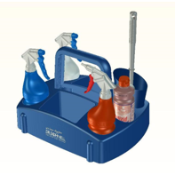 Der DR.SCHNELL iTray Reinigungs- und Tragekorb für 4 Sprühgeräte von DR.SCHNELL GmbH & Co. KGaA bietet Platz für mehrere Sprühflaschen, Reinigungsmittel und Zubehör - perfekt organisiert für professionelle Einsätze.