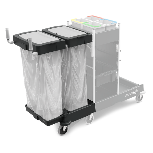 Numatic jäteyksikön laajennussarja 240 litraa SM-4:lle, jauhemaalattu, musta (Reflo) | Pakkaus (1 kpl)