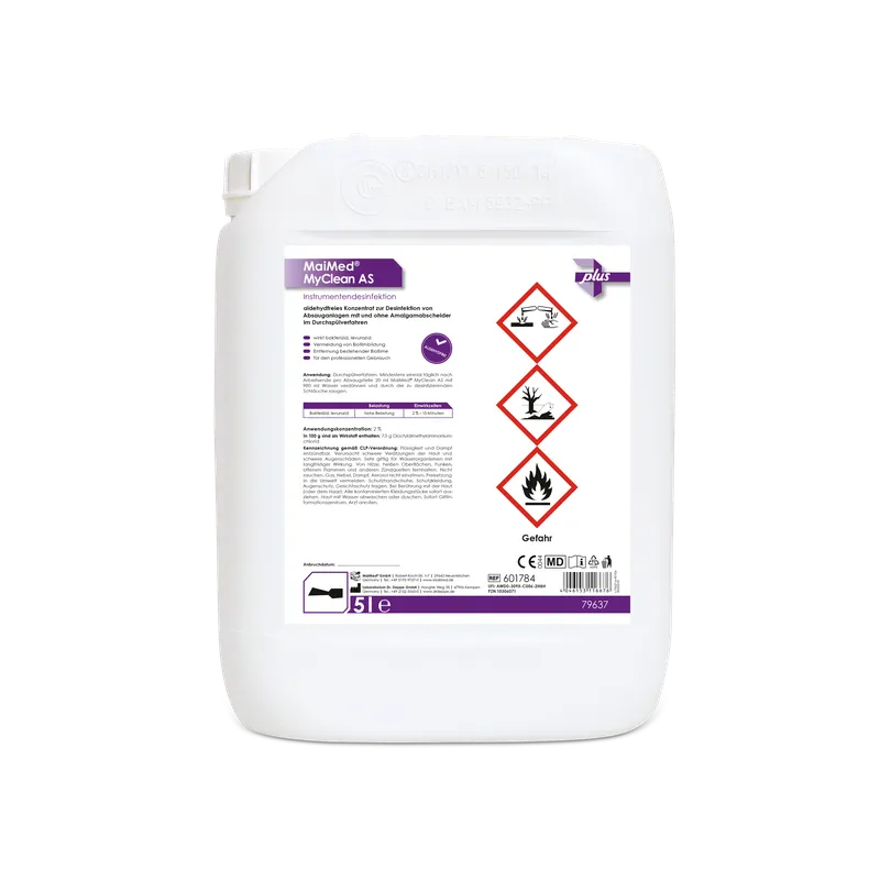 MaiMed MyClean AS, imujärjestelmän desinfiointi ja puhdistus 5l/tölkki, 1 kpl | Kanisteri (5l)