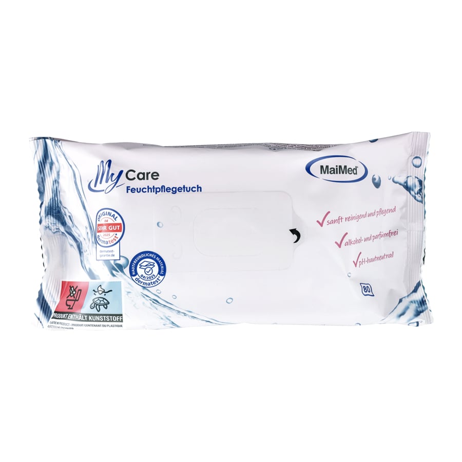 MyCare kosteuspyyhe 16,5cm x 16,5cm | Pakkaus (80 kpl)