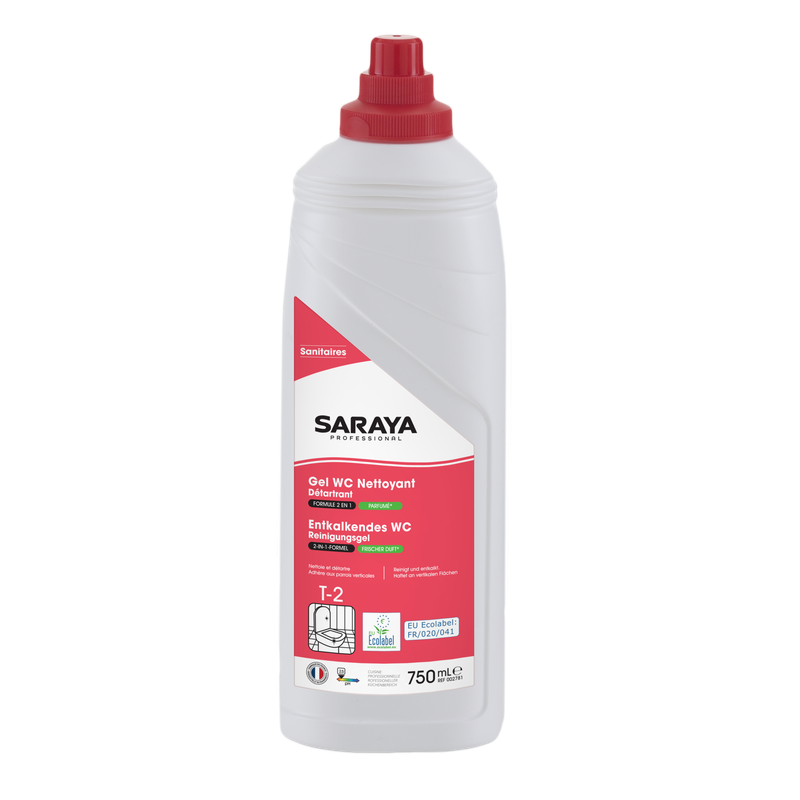 Saraya wc-geelin puhdistusaine Ecolabel | Pullo (750ml)