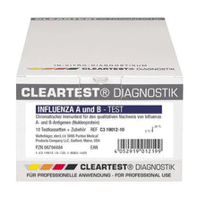 Cleartest Influenza Tyyppi: A & B Pakkaus: 5 testiä | Pakkaus (5 testiä)