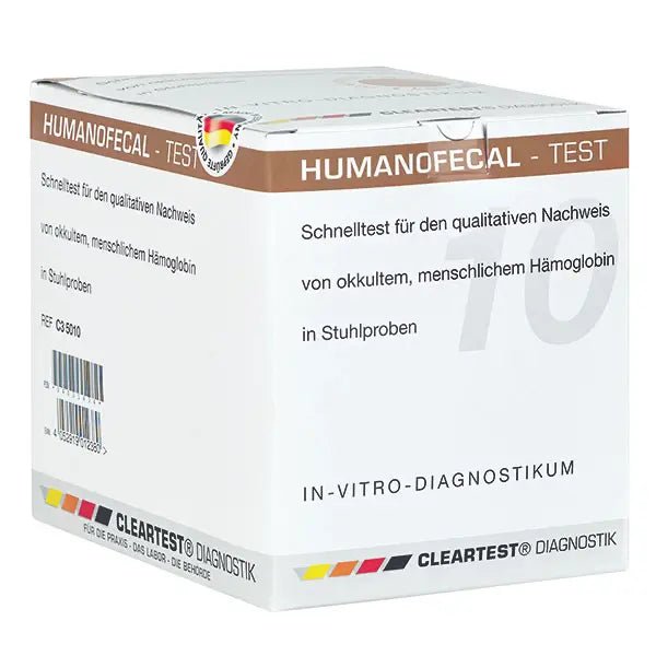 Cleartest Humanofecal, pakkaus: 50 testiä | Pakkaus (50 testiä)