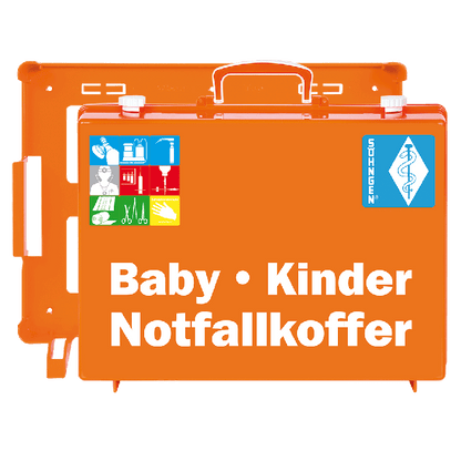 Notfallkoffer Baby-Kinder MT-CD orange