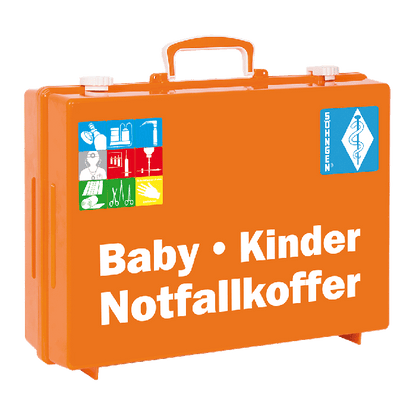 Notfallkoffer Baby-Kinder MT-CD orange