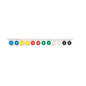 VARIOFLEX-Ampullenschiene Kst. einreihig für Ampullen 12