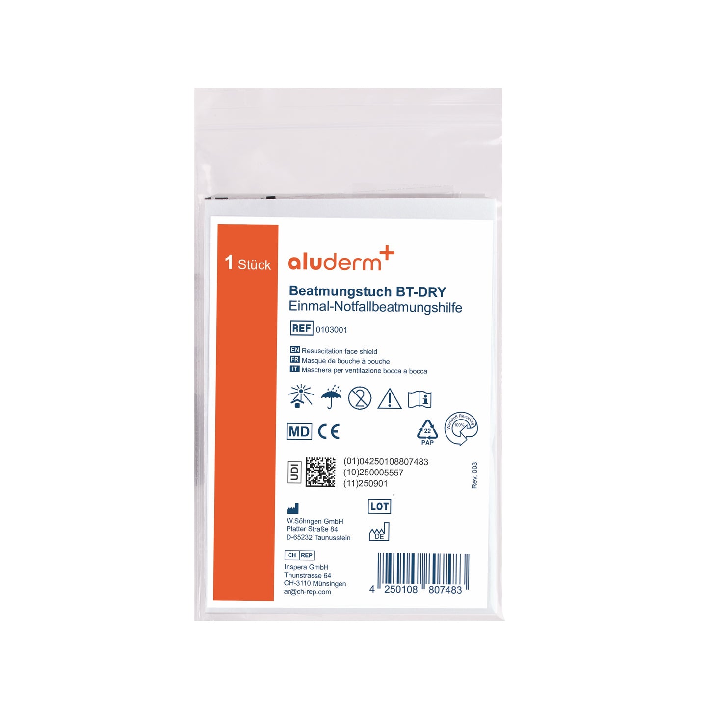 SÖHNGEN® Beatmungstuch BT-DRY