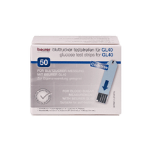 Testiliuskat Beurer GL 40 mg/dl, 50 kpl