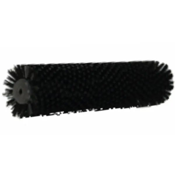 Arcora Aniko 350 Duo Brush -varaharja Extra Kova, Musta (1 kappale) Arcora International GmbH:lta on musta sylinterimäinen varaharjan pää, jossa on erityisen kovat harjakset ja keskellä kiinnitysreikä valkoisella pohjalla.