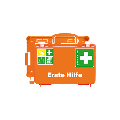 Erste-Hilfe-Koffer QUICK-CD Norm orange