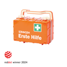 Erste-Hilfe-Koffer orange DYNAMIC-GLOW S Norm DIN 13157