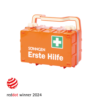 Erste-Hilfe-Koffer orange DYNAMIC-GLOW S Norm DIN 13157
