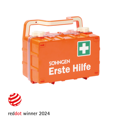 Erste-Hilfe-Koffer orange DYNAMIC-GLOW S Norm DIN 13157