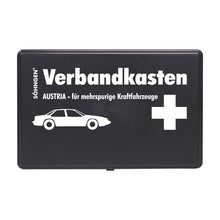 Austria-ensiapulaukku, musta, moniraiteisille ajoneuvoille