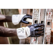 NITRAS nitriilikäsineet, luonnollinen väri / sininen