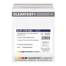 Cleartest CrP (10/30) Cut Off: 10mg/l Viite: 30mg/l Pakkaus: 10 testiä | Pakkaus (10 testiä)