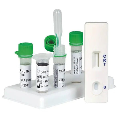 Cleartest CrP (10/30) Cut Off: 10mg/l Viite: 30mg/l Pakkaus: 10 testiä | Pakkaus (10 testiä)