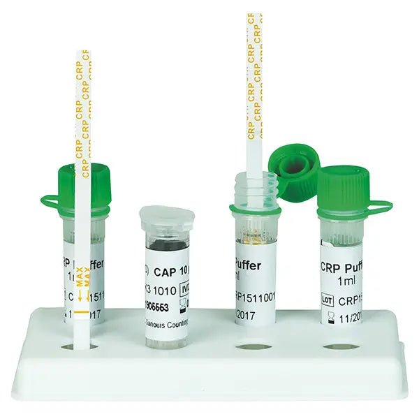 Cleartest CrP Cut Off: 10-40-80mg/l