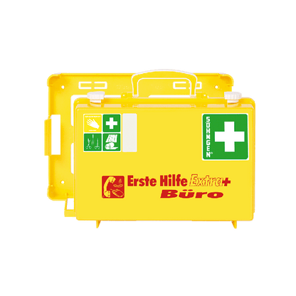Erste Hilfe Koffer SN-CD gelb Extra+ mit Füllung nach ÖNORM Z 1020 1 plus Erweiterung