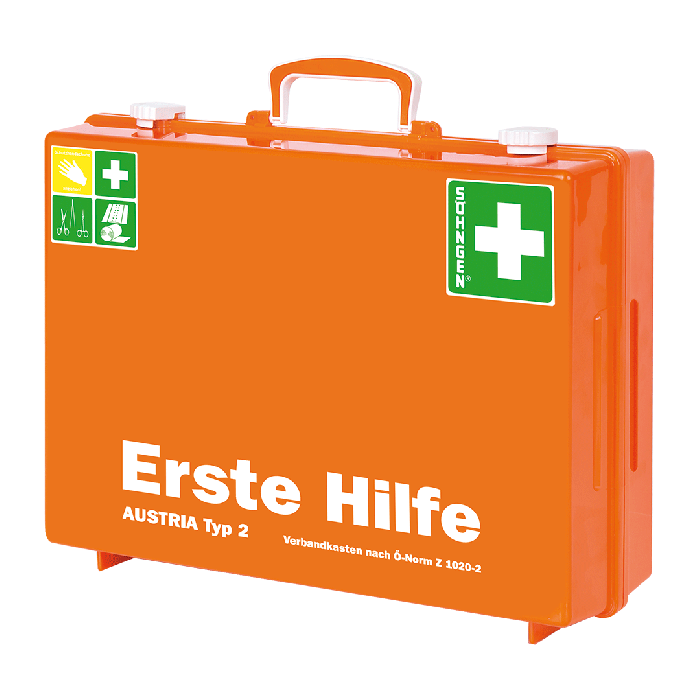 Erste-Hilfe Koffer MT-CD orange mit Füllung nach ÖNORM Z 1020 2