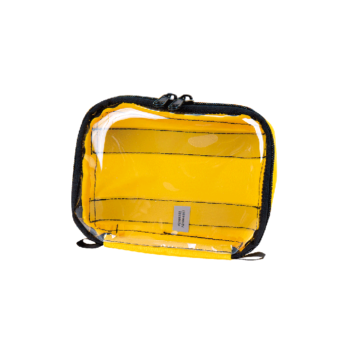 Modultaschen für Rucksäcke klein 16 x 12 x 5 cm gelb
