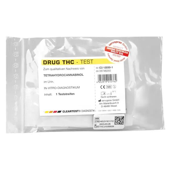 Cleartest huumetesti kokaiinin yksilöllinen testi | Kappale (1 testi)