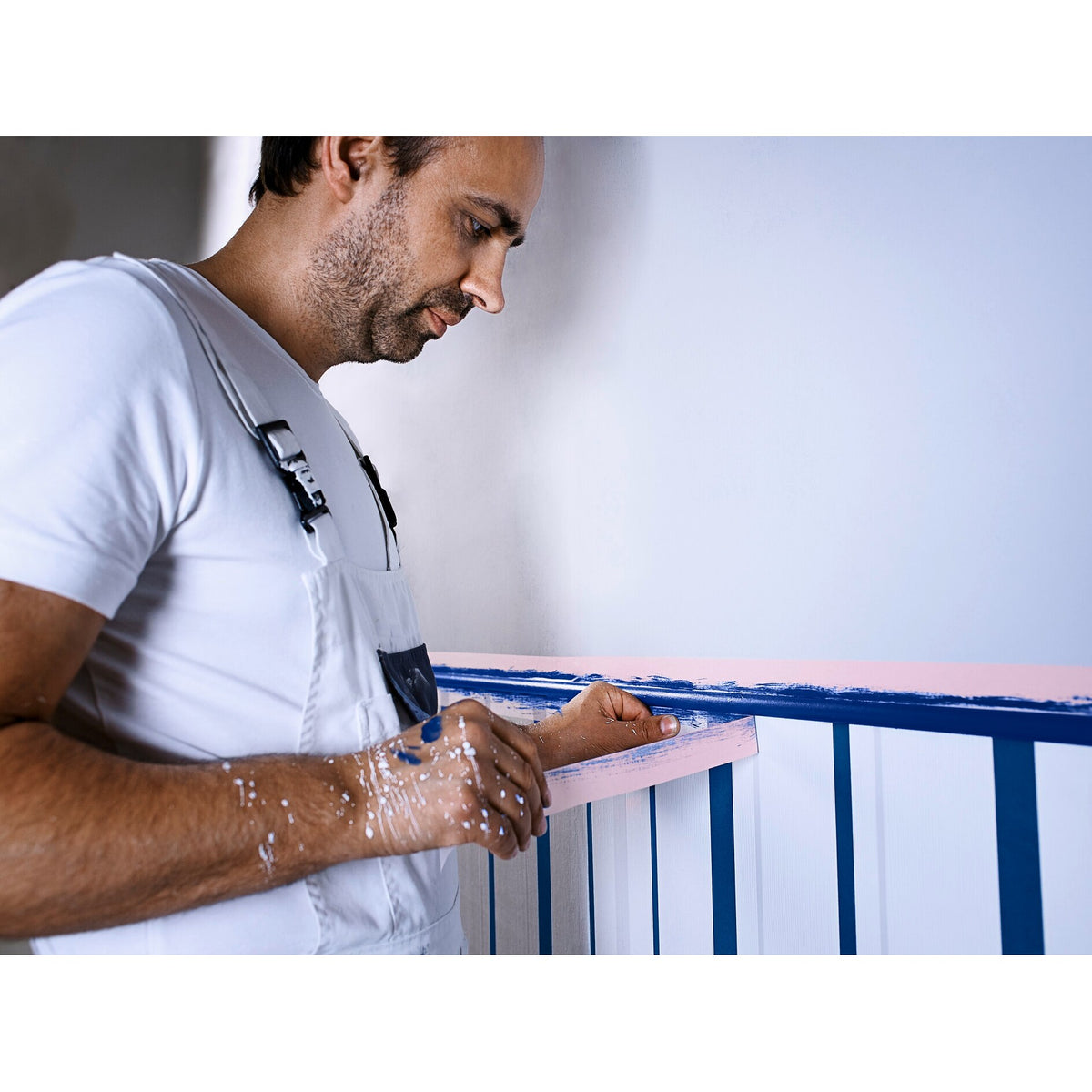 tesa Professional 4333 Präzisionskrepp Sensitive Krepp-Abdeckband, hellrosa – Anwendung