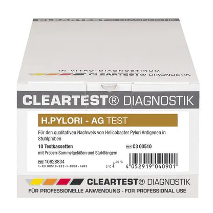Cleartest Pylori AG, valmistettu tuolista
