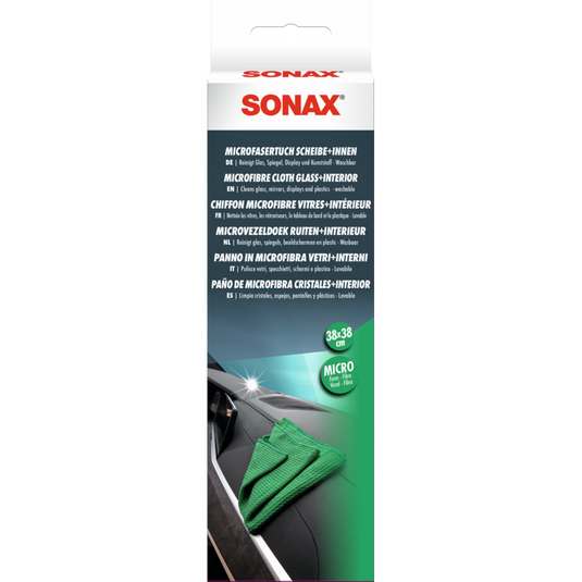 SONAX MicrofaserTuch Scheibe+Innen