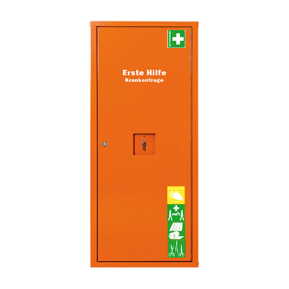 ANBAUSAFE Erste-Hilfe-Trage gefüllt orange