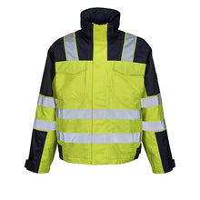 MASCOT® Genova talvitakki, hi-vis keltainen/laivasto