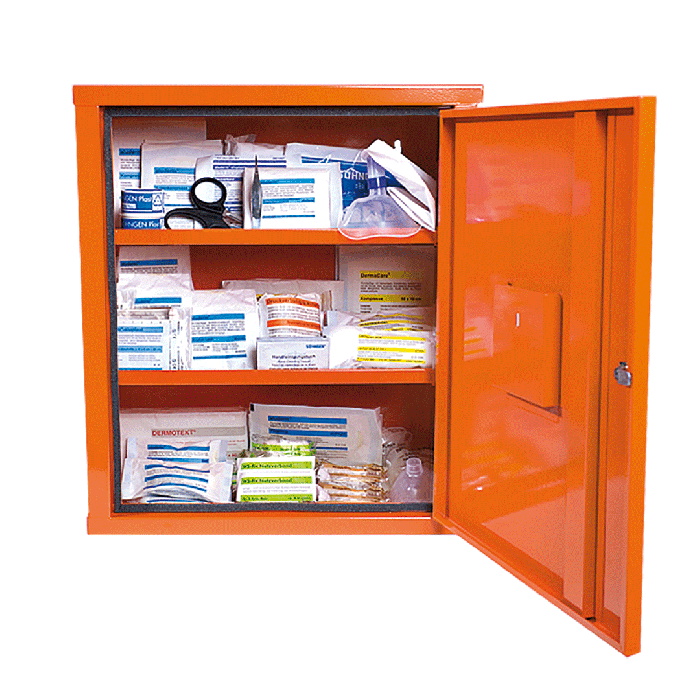 Verbandschrank EUROSAFE Industrie Norm Plus orange