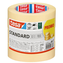 tesa-maalausteippi Standard, 50 m x 19 mm + 50 m x 30 mm
