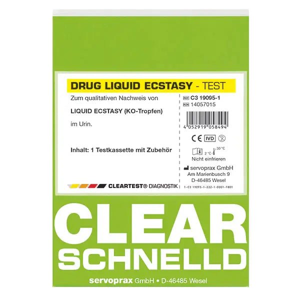 Cleartest huumetesti, nestemäinen ekstaasi yksilöllinen testi | Kappale (1 testi)