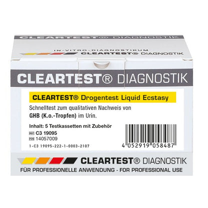 Cleartest huumetesti, nestemäinen ekstaasi yksilöllinen testi | Kappale (1 testi)