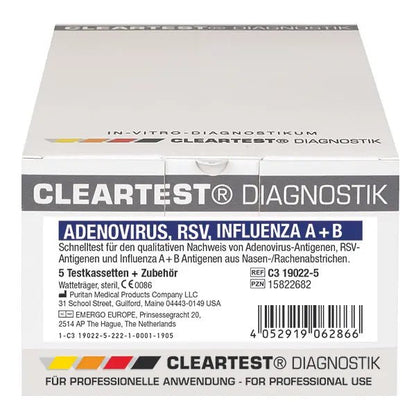 Selkein adenovirus, RSV, influenssa A+B
