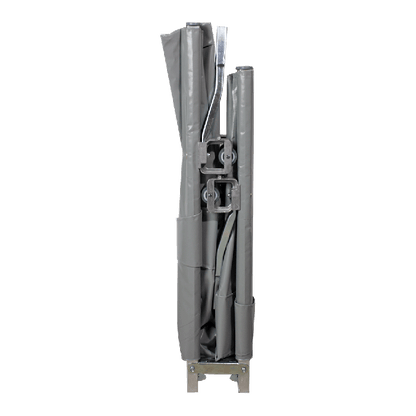 Krankentrage K  2 x klappbar Chemiefasergewebe 4 Rollenfüße