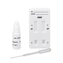 Cleartest HAV IgG/IgM Pack: 10 testiä, mukaan lukien tarvikkeet | Pakkaus (10 testiä)