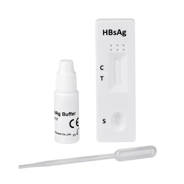 Cleartest HBsAg Pack: 10 testiä, mukaan lukien tarvikkeet | Pakkaus (10 testiä)