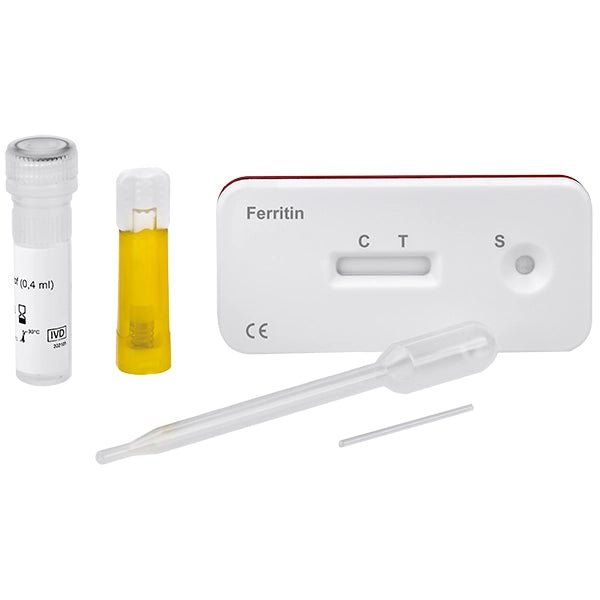 Cleartest Ferritin Pack: 10 testikasettia | Pakkaus (10 testiä)