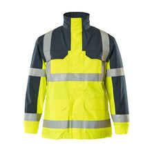 MASCOT® Lungern Parka Multisafe, hi-vis keltainen/laivasto