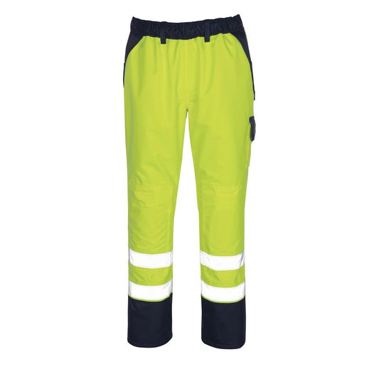 MASCOT® Linz päällyshousut, hi-vis keltainen/laivasto