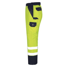 MASCOT® Linz päällyshousut, hi-vis keltainen/laivasto