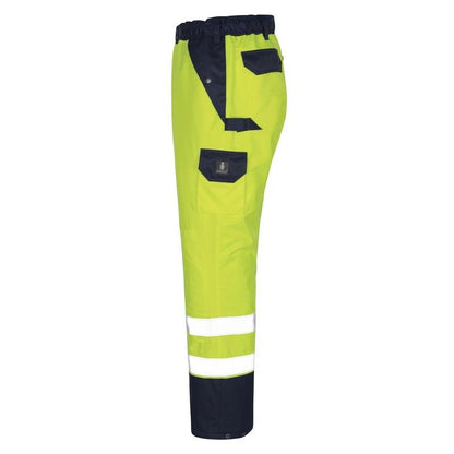 MASCOT® Linz päällyshousut, hi-vis keltainen/laivasto