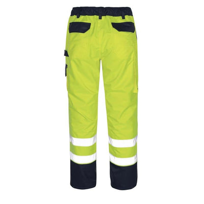 MASCOT® Linz päällyshousut, hi-vis keltainen/laivasto