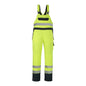MASCOT® Wels Dungarees, hi-vis keltainen/laivasto