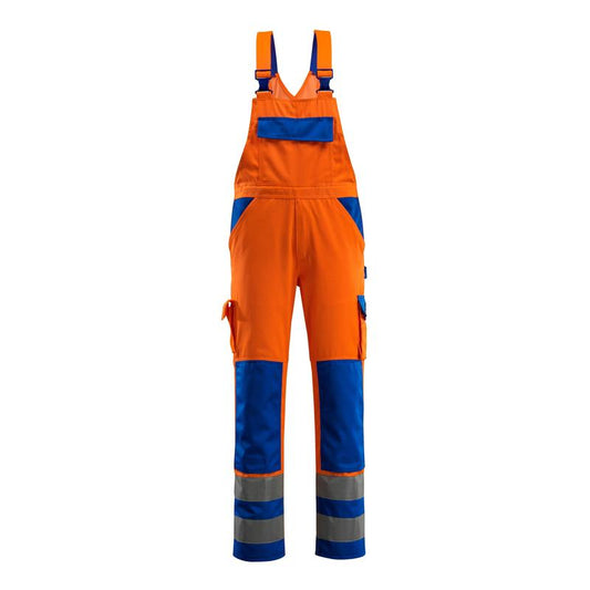 MASCOT® Barras Dungarees, hi-vis oranssi/viljansininen