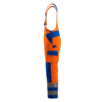 MASCOT® Barras Dungarees, hi-vis oranssi/viljansininen