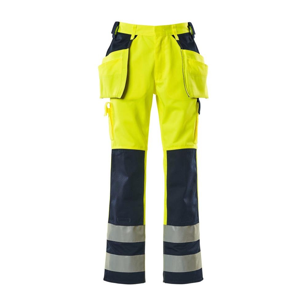 MASCOT® Almas käsityöhousut, hi-vis keltainen/laivasto